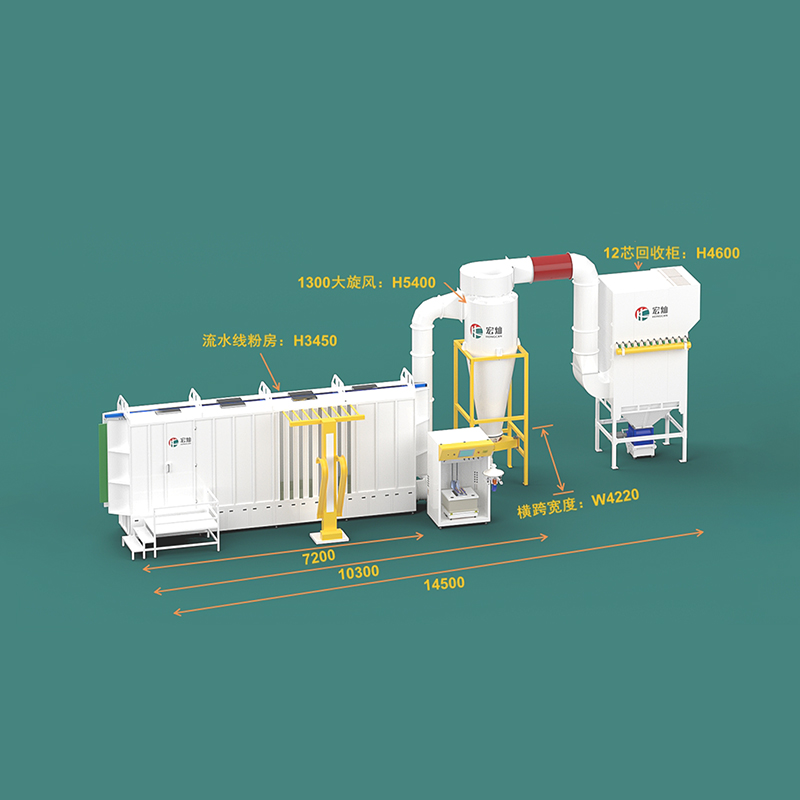 手动翻板喷涂线